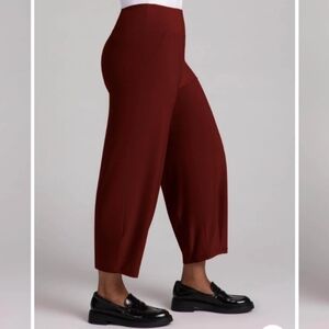 Sympli Narrow Lantern Pants Rust New with Tags Size 10 Made in Canada MSRP $200!